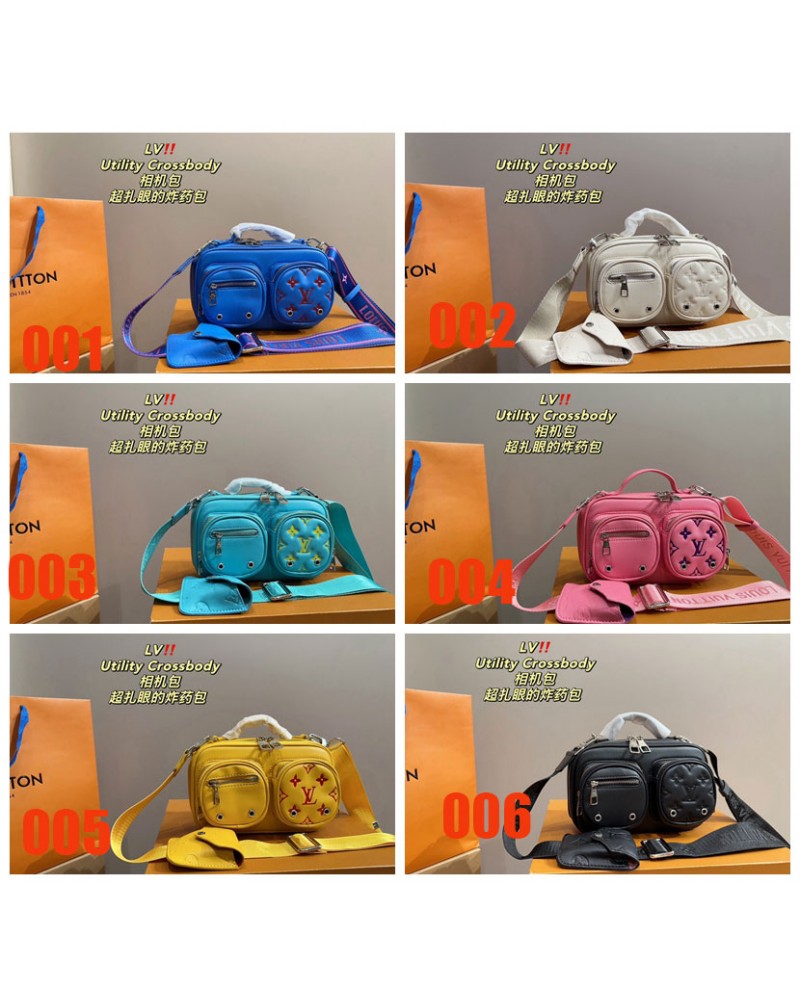 ヴィトン ショルダーバッグ高級人気crossbadyカメラバッグ高品質革製ポケット付き