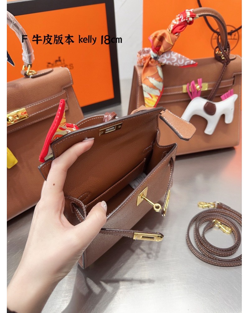エルメス ショルダーバッグ爆人気ケリーバッグハンドバッグファッションお洒落飾り物付き