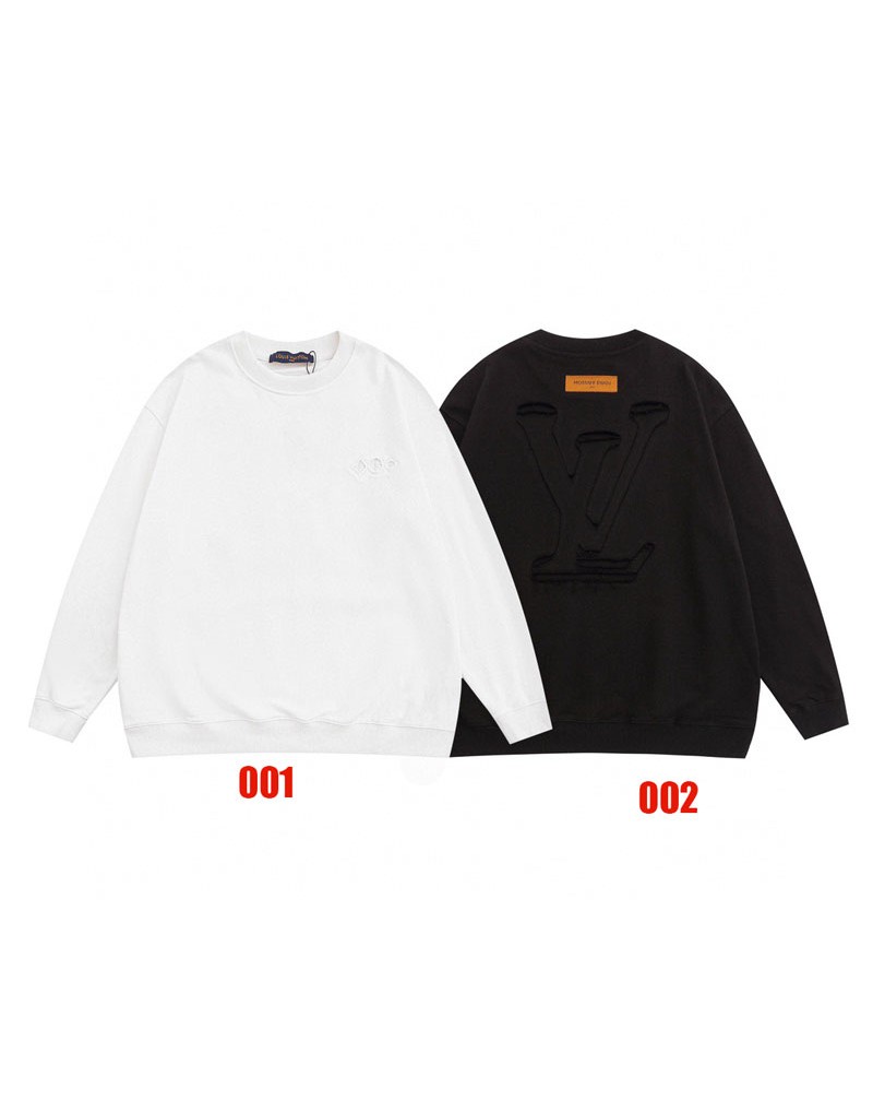 ヴィトン トレーナースウェットカップル向けコットン長袖トップスソフト快適