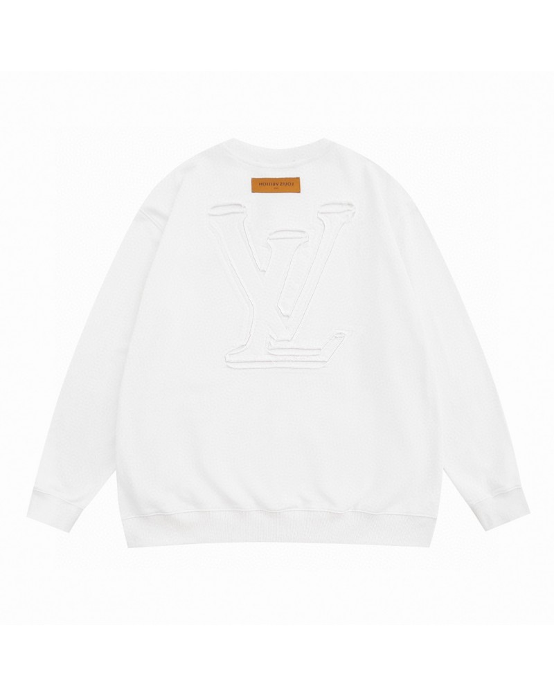 ヴィトン トレーナースウェットカップル向けコットン長袖トップスソフト快適