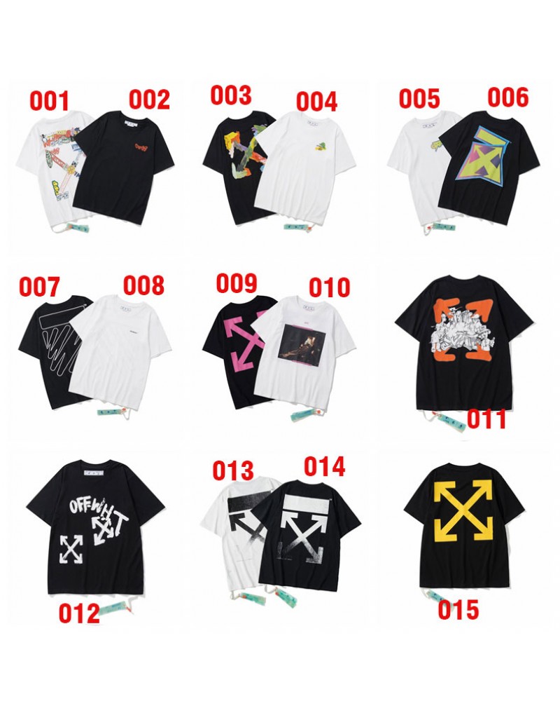オーフホワイト tシャツ半袖個性潮流ブランドティシャツコットンソフト男女向け