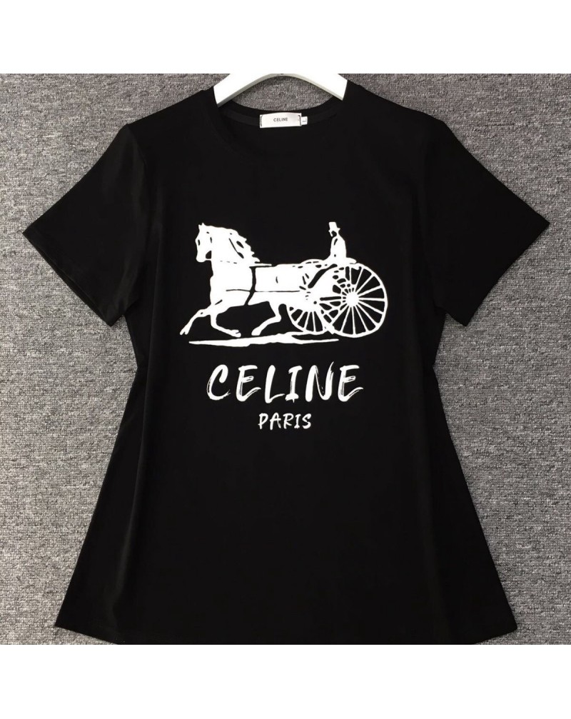 セリーヌtシャツパンツ二点セットカジュアルファッション上下セット