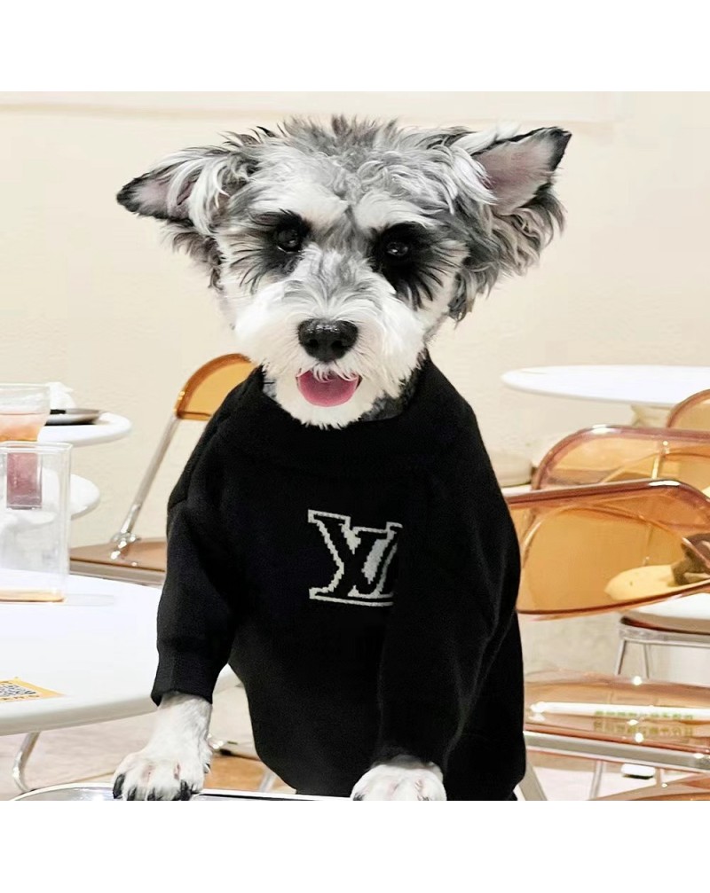 ヴィトン ペット用服ニット犬の服猫のシャツお洒落ソフト防寒潮流