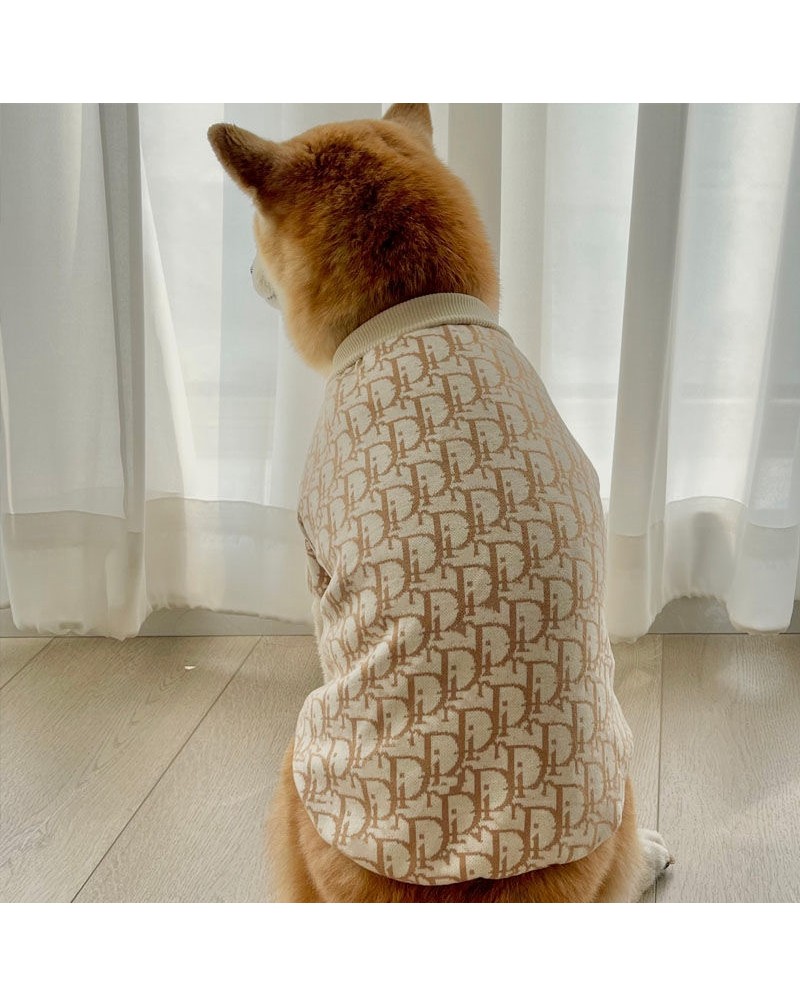 ディオール フェンデイペット用の服お洒落ニットシャツ犬猫用の服