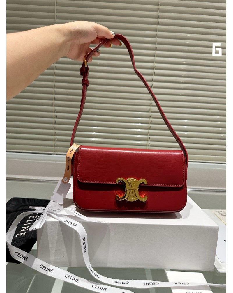 セリーヌ 脇下のバッグ芸能人愛用ショルダーバッグ復古風