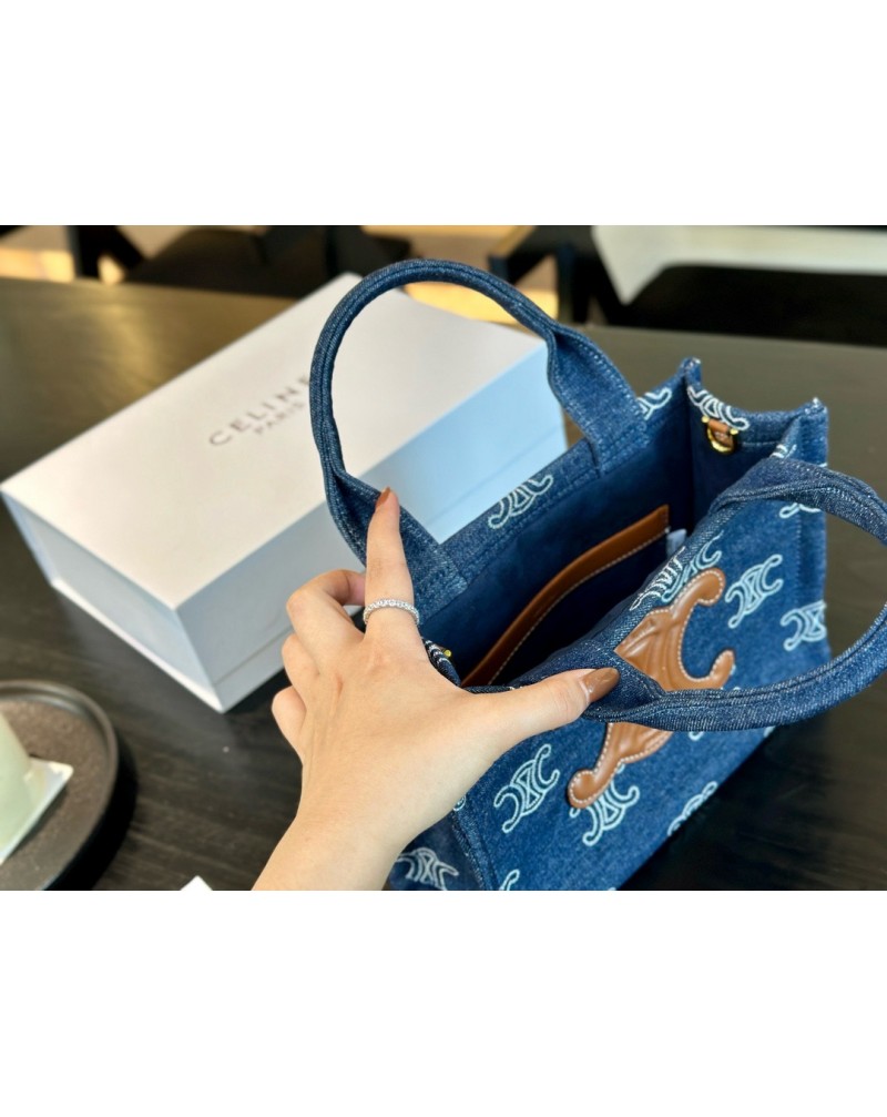 セリーヌ トートバッグデニムファッション潮流新作ハンドバッグ